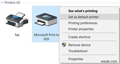 [해결됨] Microsoft Print to PDF가 작동하지 않음 