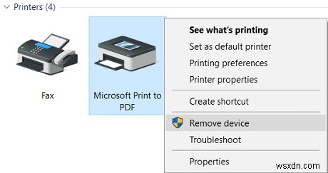 [해결됨] Microsoft Print to PDF가 작동하지 않음 