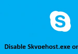Windows 10에서 Skypehost.exe 비활성화하는 방법 – CPU 사용량 문제 해결 가이드
