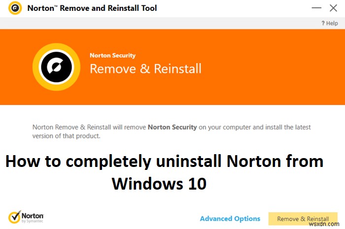 Windows 10에서 Norton을 완전히 제거하는 방법 