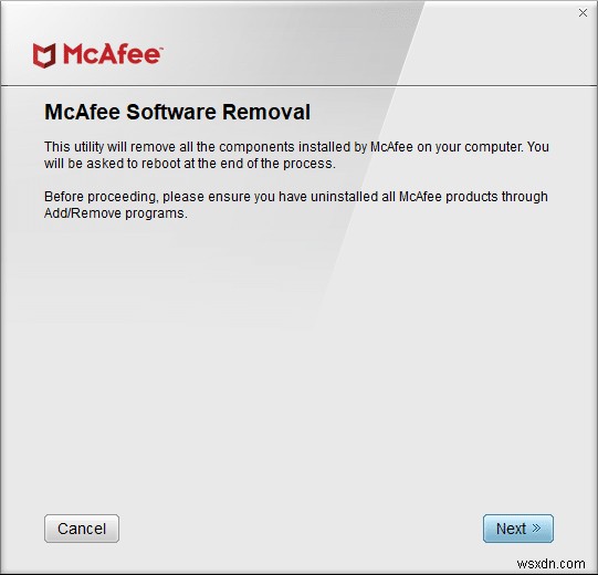Windows 10에서 McAfee를 완전히 제거하는 방법 
