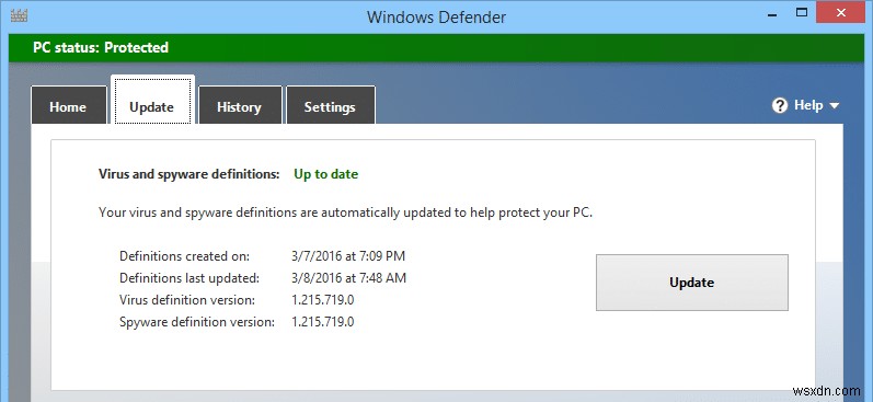 Windows Defender 업데이트가 오류 0x80070643으로 실패하는 문제 수정 