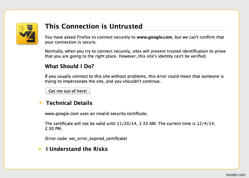 Sec_error_expired_certificate 수정 방법 