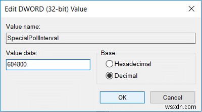 Windows 시간 서비스가 작동하지 않는 문제 수정 