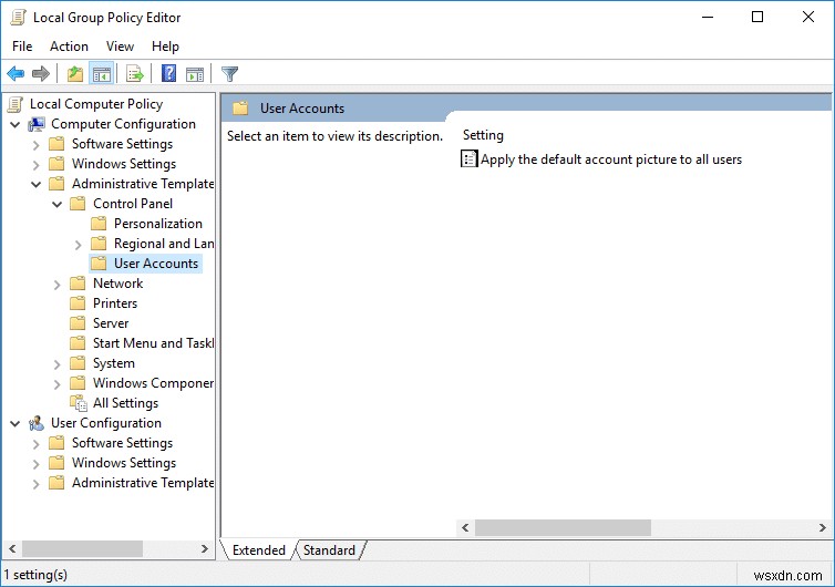 Windows 10의 모든 사용자에 대한 기본 사용자 로그온 사진 설정