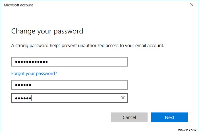 Windows 10에서 계정 비밀번호를 변경하는 방법