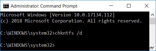 Windows 10에서 예약된 Chkdsk를 취소하는 방법 