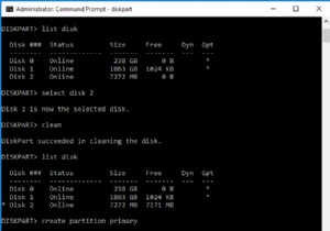 Windows 10에서 Diskpart Clean 명령을 사용하여 디스크 정리 