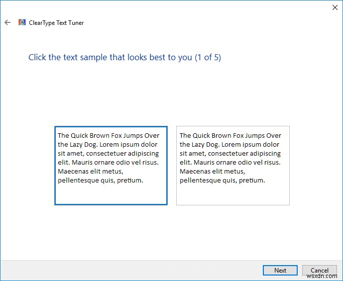 Windows 10에서 ClearType 활성화 또는 비활성화 