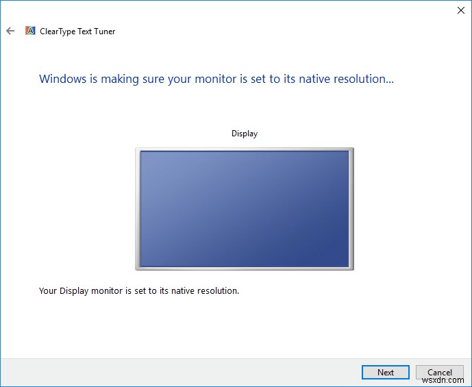 Windows 10에서 ClearType 활성화 또는 비활성화 