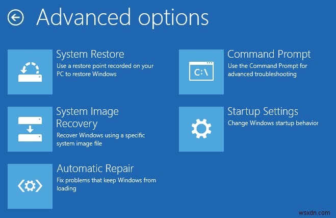 Windows 10에서 고급 시작 옵션에 액세스하는 방법