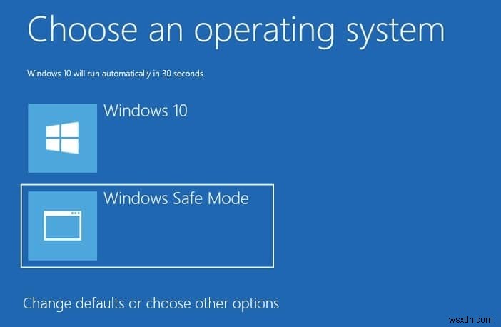 Windows 10에서 부팅 메뉴에 안전 모드를 추가하는 방법 