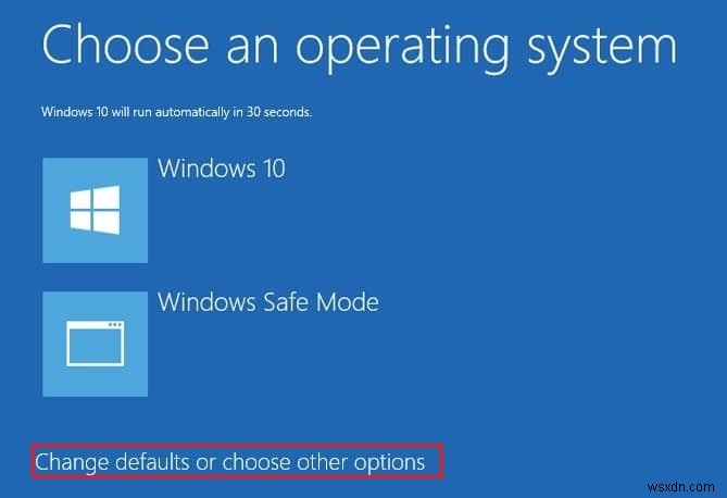 Windows 10 시작 시 운영 체제 목록을 표시하는 시간 변경 