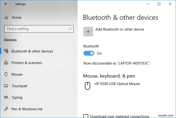 Windows 10에서 블루투스 활성화 또는 비활성화 