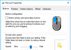 Windows 10에서 마우스 클릭 잠금(ClickLock) 활성화 및 비활성화하는 방법