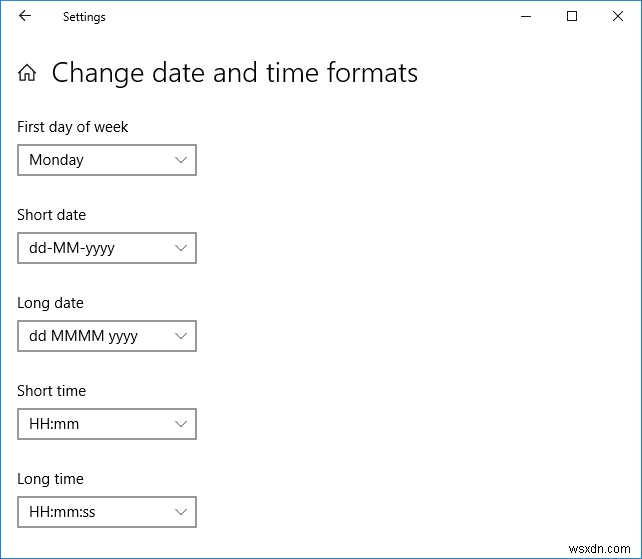 Windows 10에서 날짜 및 시간 형식을 변경하는 방법 