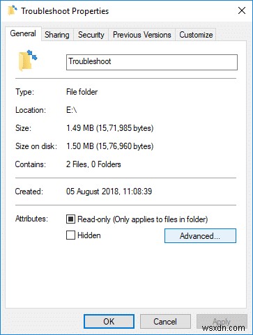 Windows 10에서 EFS 암호화 파일 및 폴더 암호 해독 