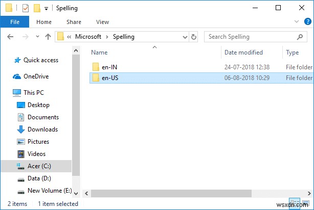 Windows 10의 맞춤법 검사 사전에서 단어 추가 또는 제거 