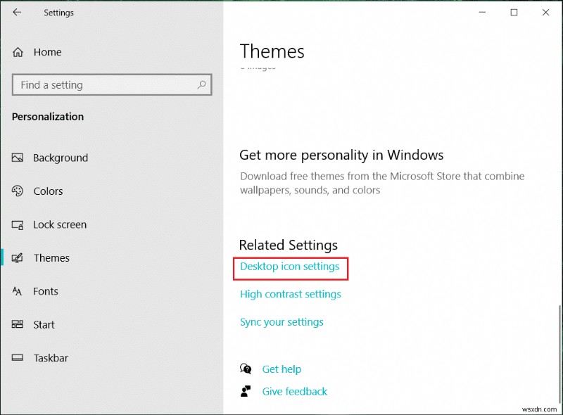 Windows 10 테마가 바탕 화면 아이콘을 변경하도록 허용 또는 방지 