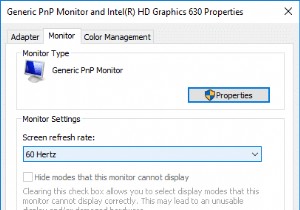 Windows 10에서 모니터 새로 고침 빈도 변경하는 방법 완벽 가이드