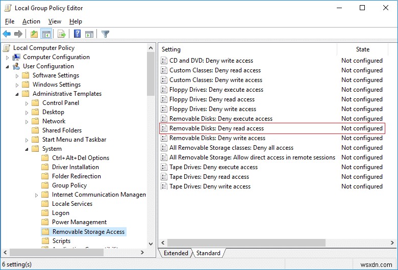 Windows 10에서 디스크에 대한 쓰기 보호 활성화 또는 비활성화