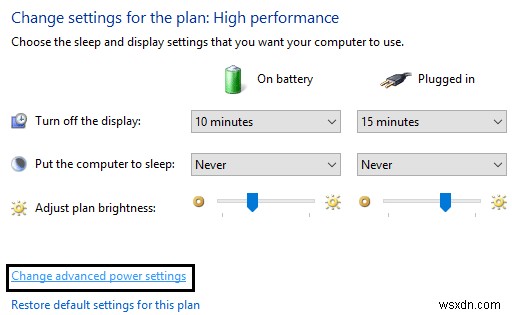 Windows 10에서 하드 디스크가 절전 모드로 전환되는 것을 방지하는 방법 