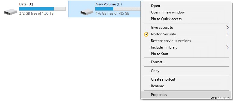 Windows 10에서 디스크 할당량 활성화 또는 비활성화 
