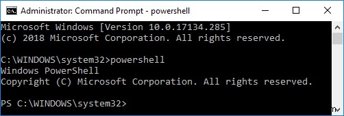 Windows 10에서 Elevated Windows PowerShell을 여는 7가지 방법