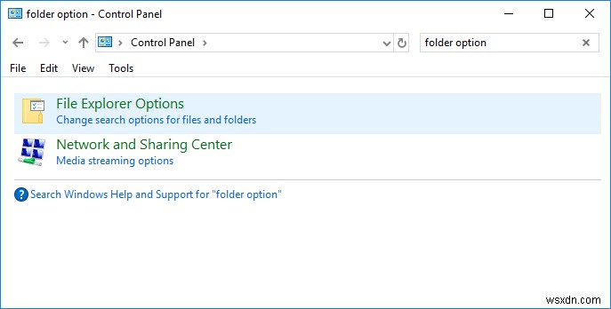 Windows 10에서 폴더 옵션을 여는 방법 