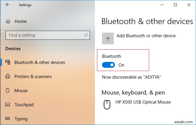Windows 10에서 Bluetooth를 끌 수 없는 문제 수정 