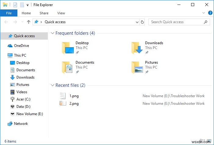 Windows 10에서 최근 항목 및 자주 사용하는 장소 끄기 