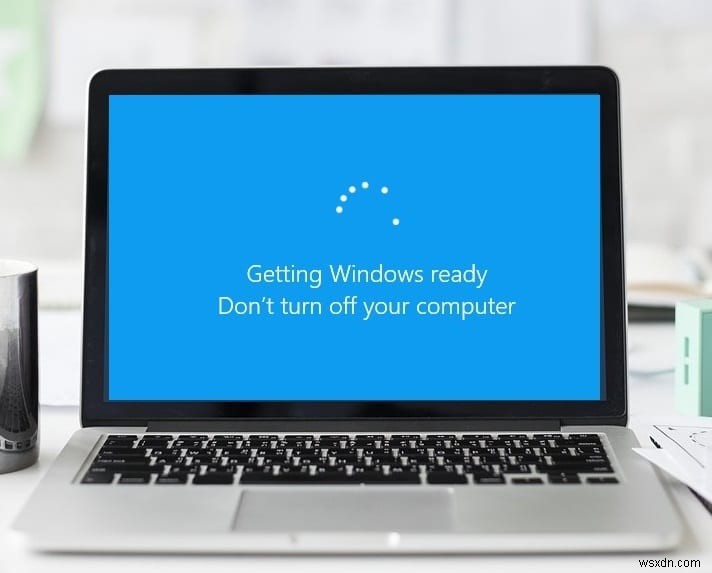 Windows 준비 시 PC 멈춤 문제 해결, 컴퓨터를 끄지 마십시오 