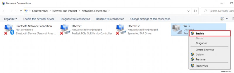 Windows 10에서 IPv6 연결 인터넷에 액세스할 수 없음 수정 