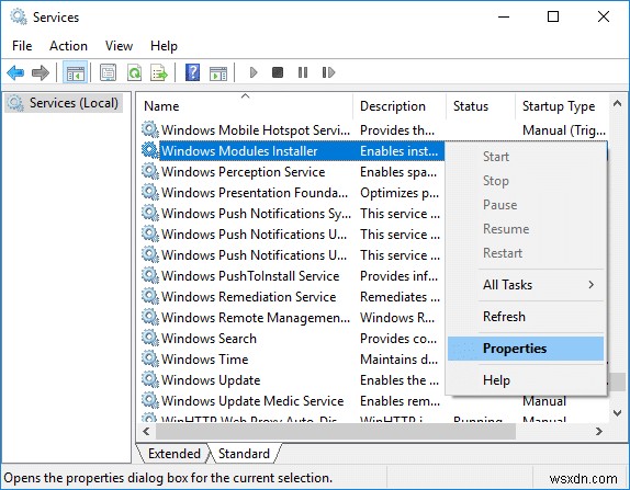 Windows 모듈 설치 프로그램 작업자 높은 CPU 사용량 수정 