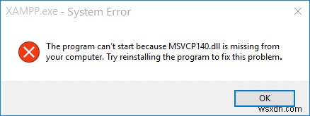 Windows 10에서 MSVCP140.dll이 누락된 문제 수정 