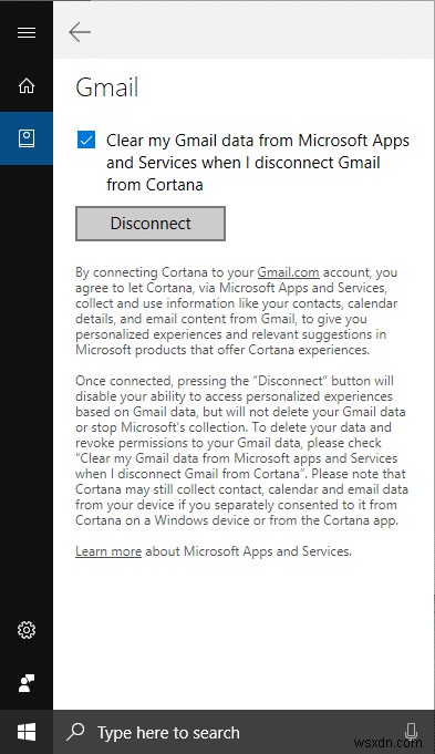 Windows 10에서 Cortana를 Gmail 계정에 연결하는 방법 