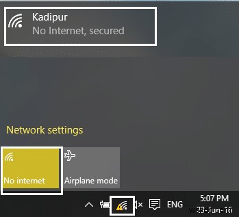 [해결됨] WiFi가 연결되었지만 Windows 10에서 인터넷이 안됨 