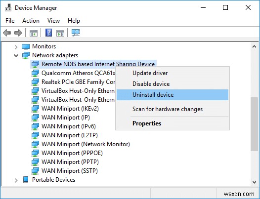 Windows 10에서 USB 테더링이 작동하지 않는 문제 수정 