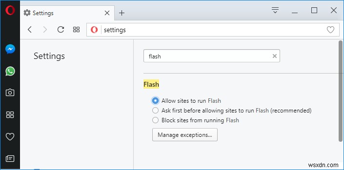 Chrome, Firefox 및 Edge에서 Adobe Flash Player 활성화 