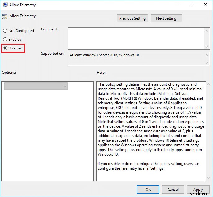 Windows 10에서 Microsoft 호환성 원격 측정 높은 디스크 사용량 수정 
