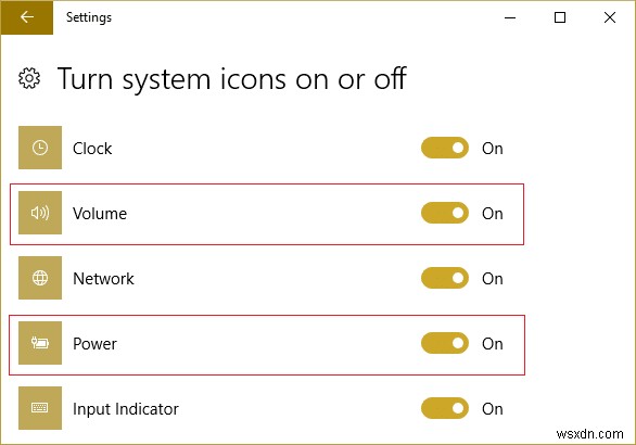 Windows 10 작업 표시줄에 표시되지 않는 시스템 아이콘 수정 