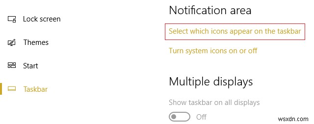 Windows 10 작업 표시줄에 표시되지 않는 시스템 아이콘 수정 