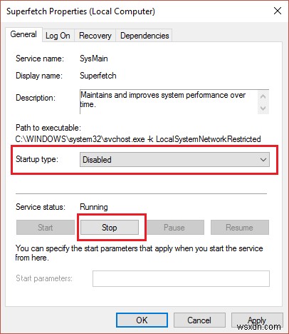 서비스 호스트 수정:로컬 시스템(svchost.exe) 높은 CPU 및 디스크 사용량 