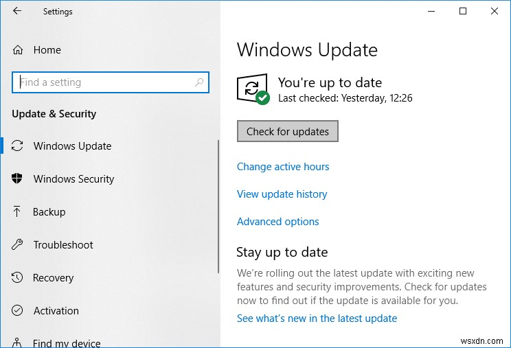 Windows 10에서 시계 워치독 시간 초과 오류 수정 