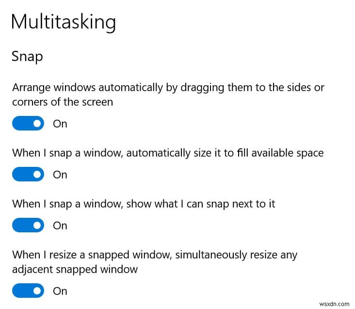 Windows 10에서 노트북 화면을 반으로 나누기 