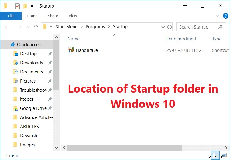 Windows 10에서 Startup 폴더는 어디에 있습니까?