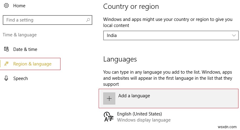 Windows 10에서 시스템 언어를 변경하는 방법