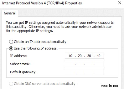 Windows 10에서 IP 주소를 변경하는 방법 