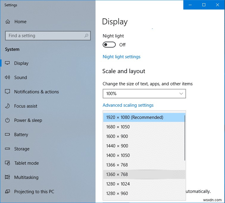 Windows 10에서 화면 해상도를 변경하는 2가지 방법