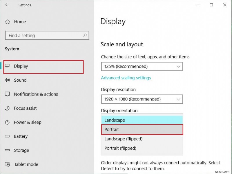 Windows 10에서 회색으로 표시된 회전 잠금 수정 